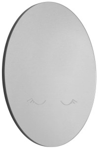 Lustro ścienne Ludmila okrągłe księżyc Ø 50 cm