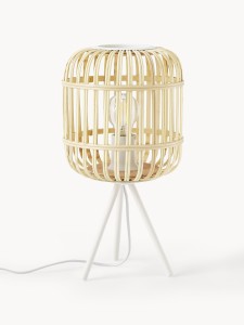 Lampa stołowa trójnóg z drewna bambusowego Adam