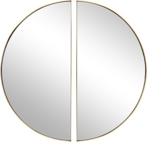 Lustro ścienne Selena, 2 elem. 72cm średnica