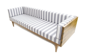 Sofa ogrodowa Floriane Garden Cocos Large, szaro-brązowa