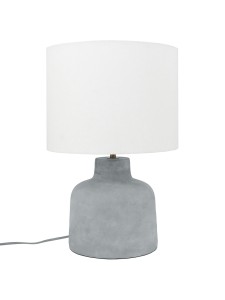 Lampa stołowa z betonową podstawą Ike (1)
