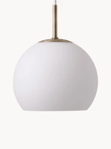 Lampa wisząca Ball biała 18cm
