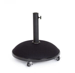 Podstawa do parasola na kółkach BARRY 50 kg - czarny