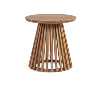 Stolik kawowy Rota 50x45cm okrągły drewniany