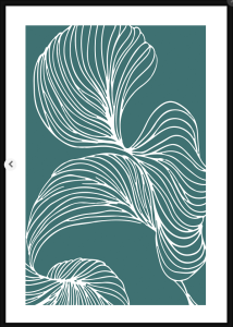 Druk graficzny oprawiony HOPE, obraz