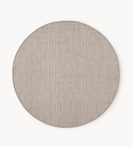 Dwustronny dywan wewnętrzny/zewnętrzny Whitby ∅ 230 cm