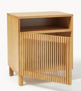 Szafka nocna z drewna dębowego Beyla