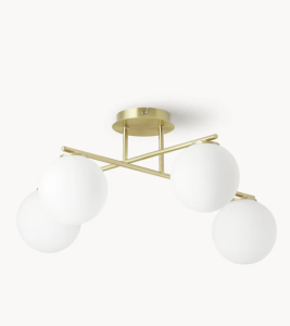 Lampa wisząca złota ATLANTA