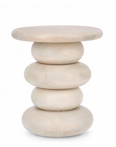 BIZZOTTO stolik kawowy LOPEZ 40cm biały