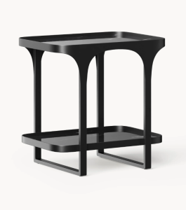 Stolik nocny o wyglądzie marmuru Bella