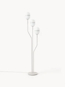 Lampa podłogowa Yasna szara