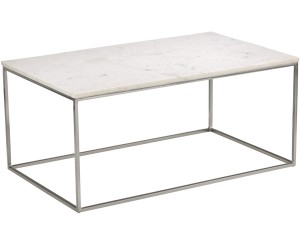 Stolik kawowy z marmuru Alys srebrny