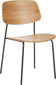 Krzesło z drewna Nadja, 2 szt.