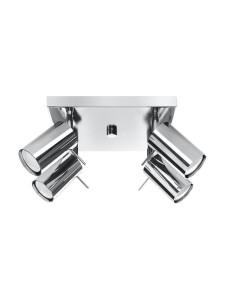 Lampa sufitowa Etna srebrna