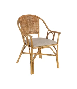 Naturalne krzesło rattanowe IXIA Henry
