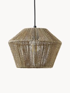 Lampa wisząca z plecionki konopnej Mira