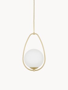 Lampa wisząca ze szkła opalowego Avalon