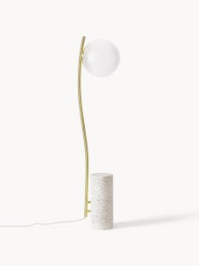 Lampa podłogowa z podstawą z lastryko Cora