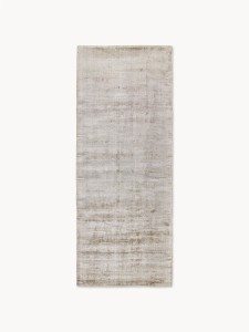 Ręcznie tkany chodnik z wiskozy Jane 80x200 greige